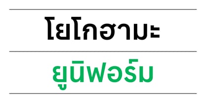 Apercu Thai Font Poster 5